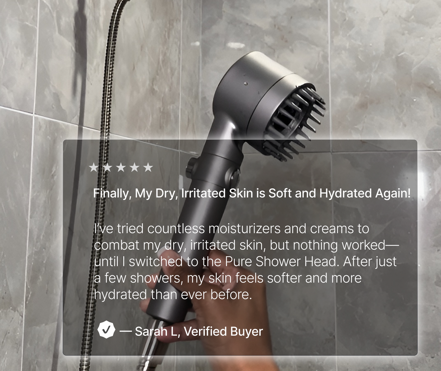 Pure Shower Head - for skin that glows, hair that flows