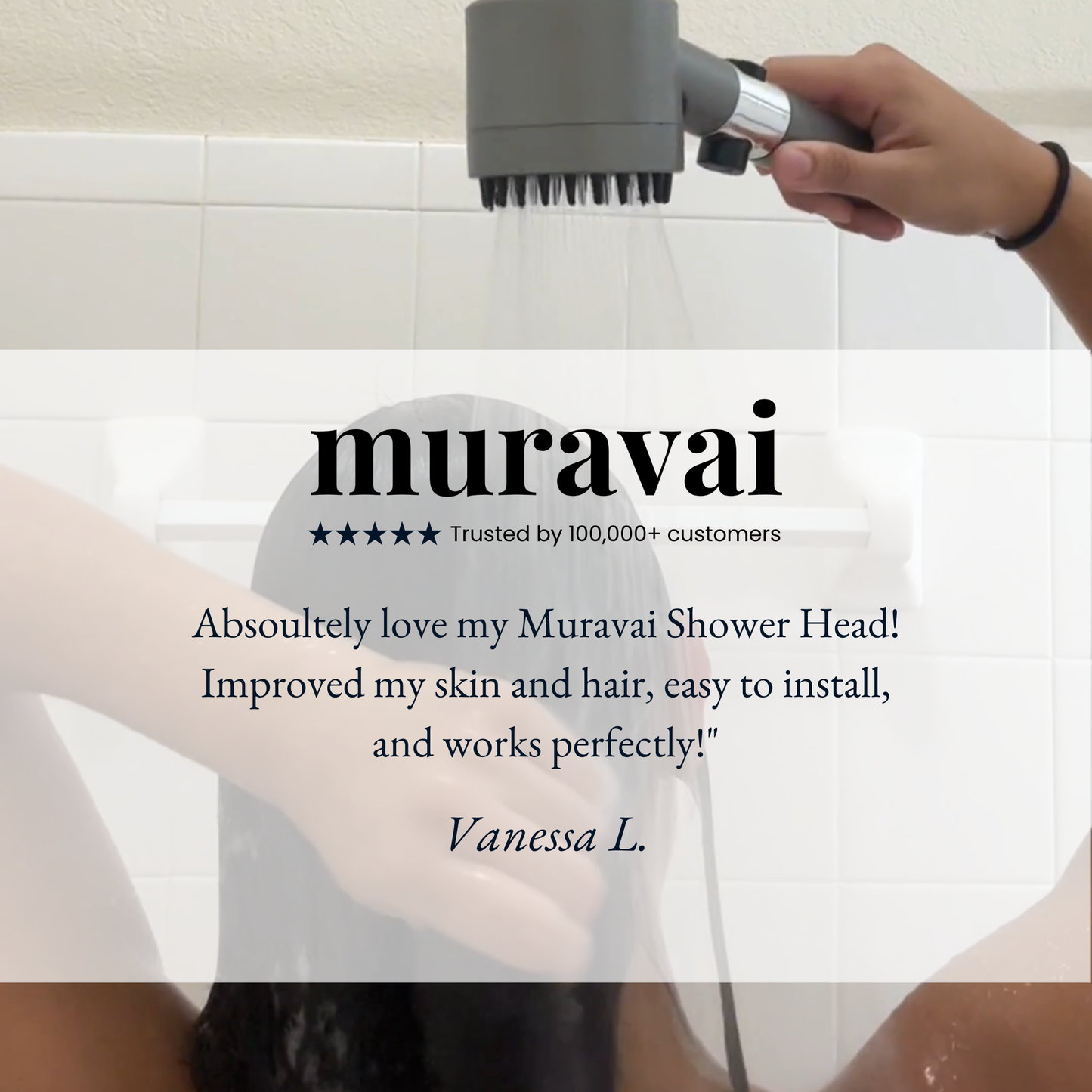 Pure Shower Head - for skin that glows, hair that flows